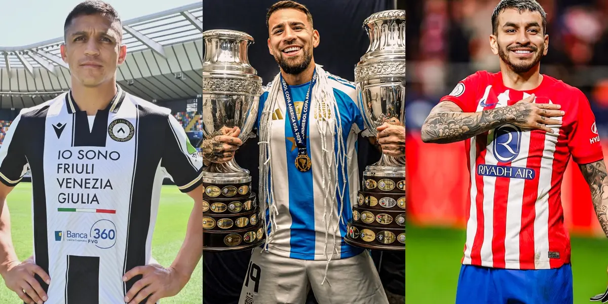 Correa, Otamendi y Sánchez