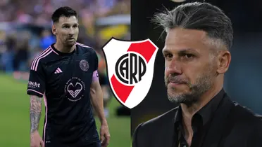 Messi y Demichelis