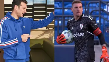 Scaloni y Armani