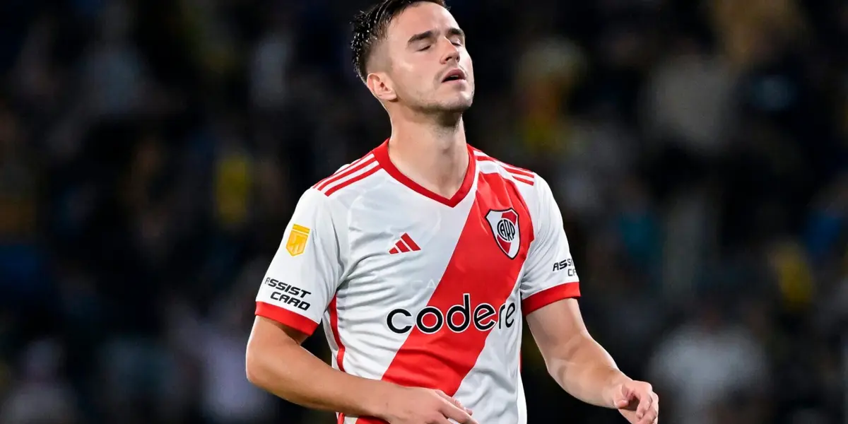 Agustín Palavecino frustrado en River