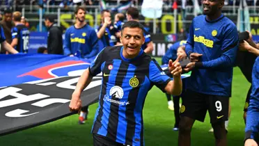 Alexis Sánchez feliz en Inter de Milán