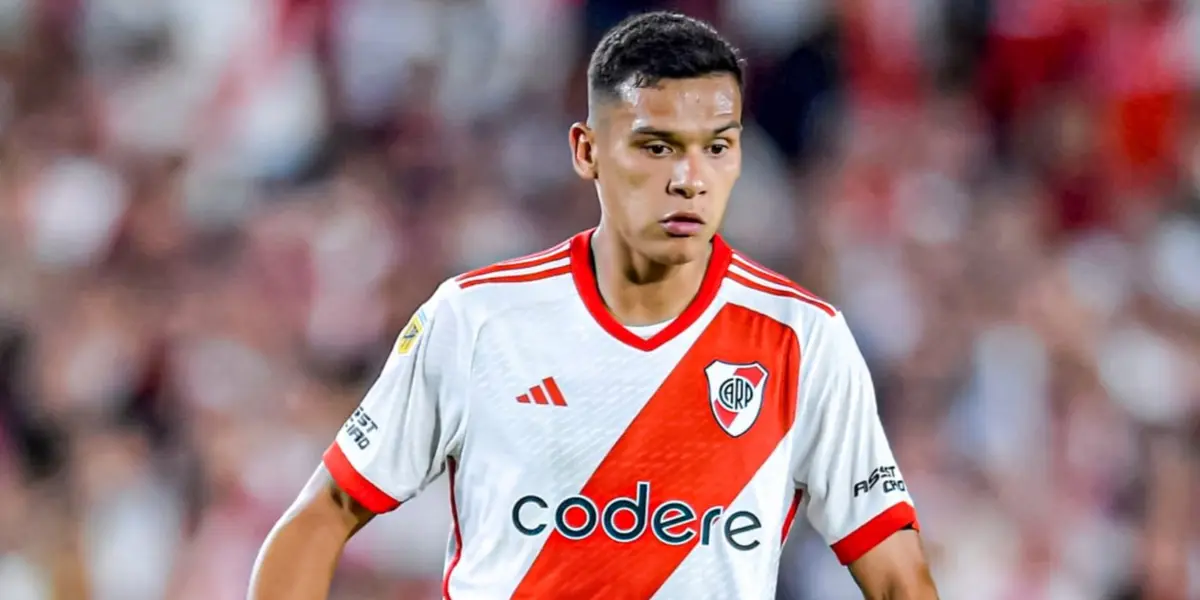 Andrés Herrera jugando en River