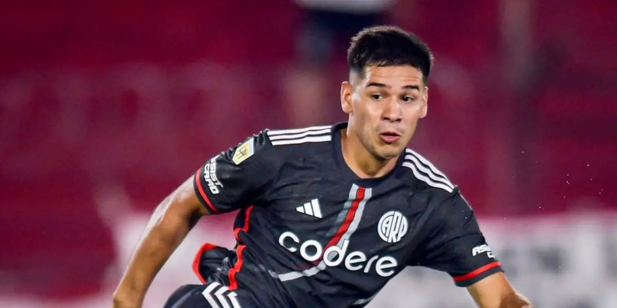 Daniel Zabala en su debut con River