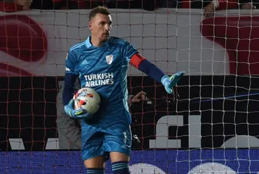 El arquero de River volvió a ser tendencia en redes sociales