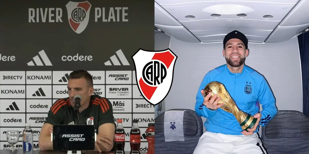 El arquero del Millonario le mandó un contundente mensaje al defensor