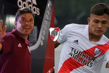 El chico de 18 años pasa por un buen momento y fue aconsejado por el entrenador del Millonario