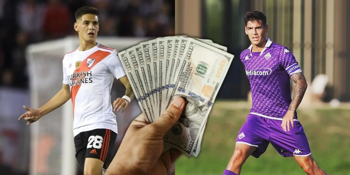 El 'Chino' aparece en el radar del Napoli italiano y, de concretarse una venta, River recibiría un porcentaje.