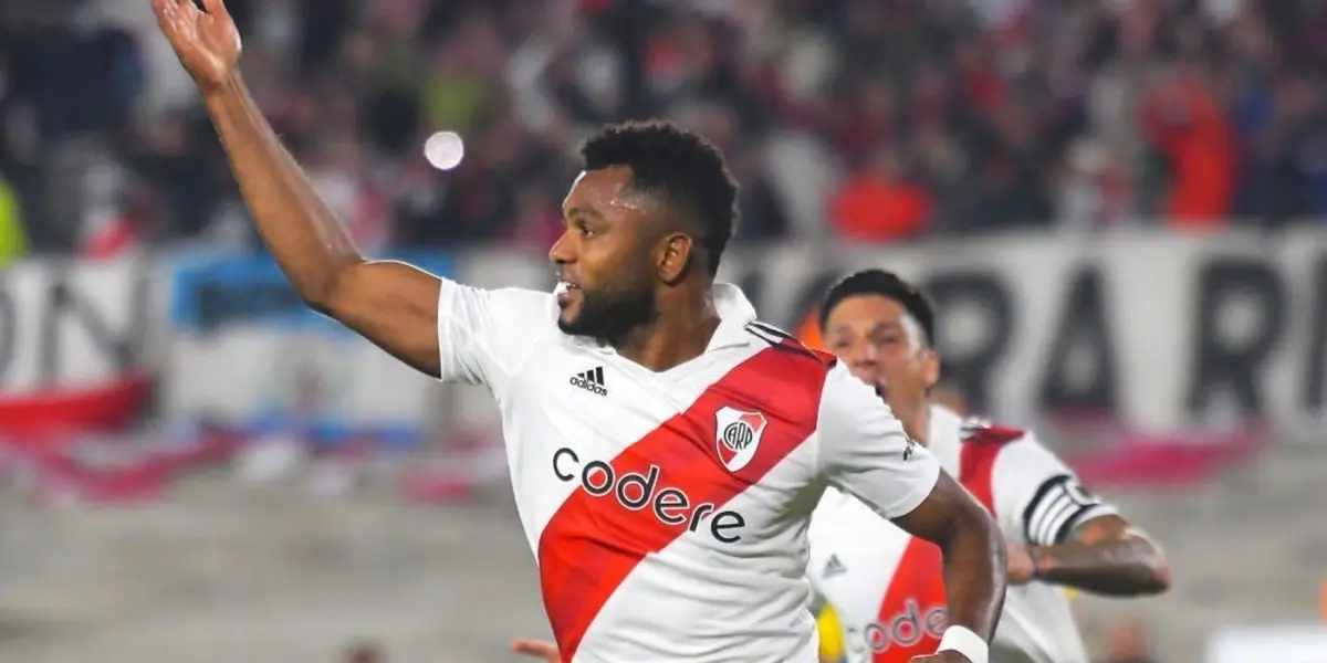 El delantero del Millonario elogió a un futbolista del eterno rival