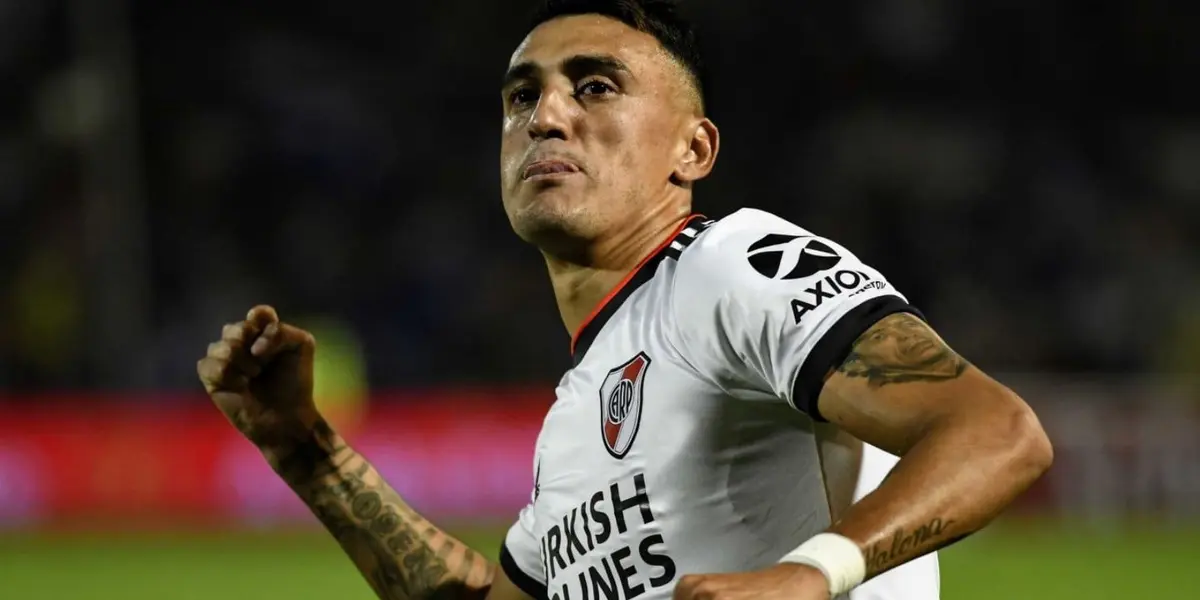 El delantero quiere estar frente a Boca y se lo hizo saber al entrenador.