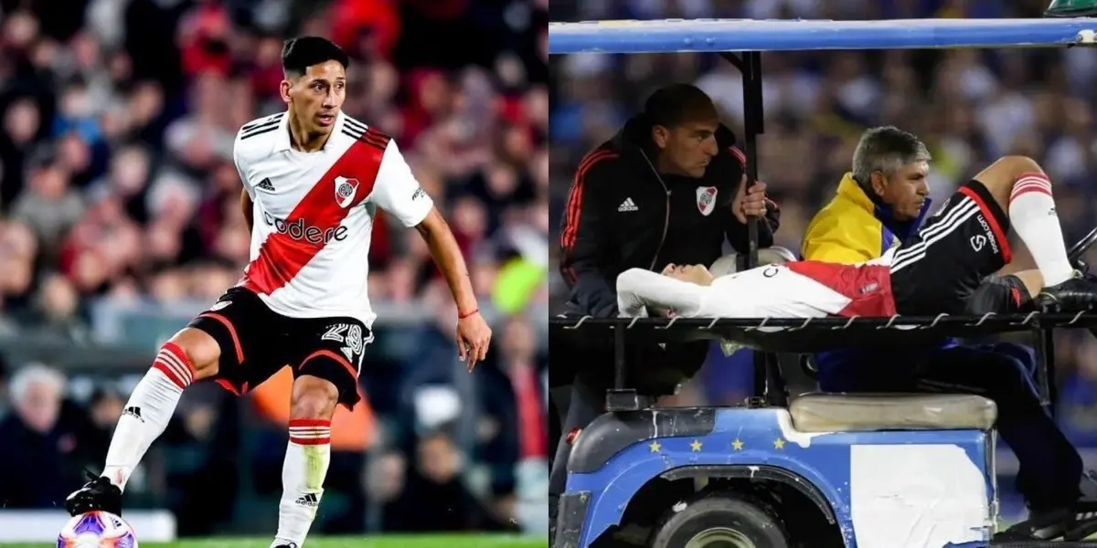 El entrenador analiza las variantes para reemplazar al mediocampista.