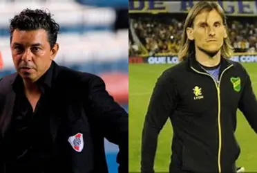 El entrenador de River y el de Defensa y Justicia no se saludaron en Chaco