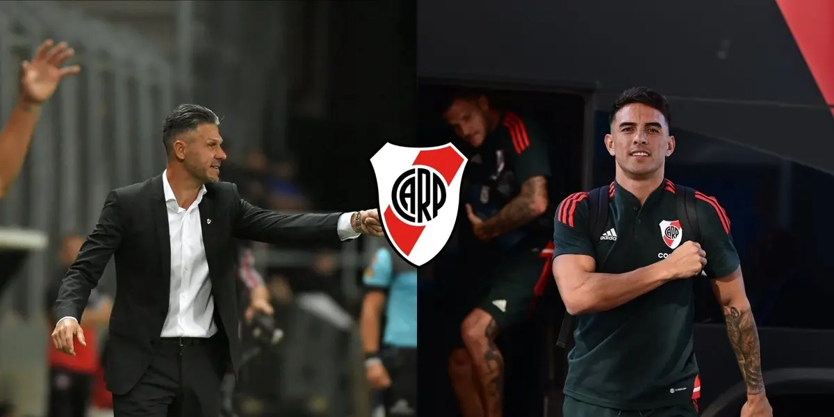 El entrenador del Millonario defendió al futbolista que tuvo un debut para el olvido en el Millonario
