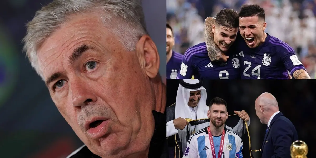 El entrenador del Real Madrid habló sobre el astro argentino