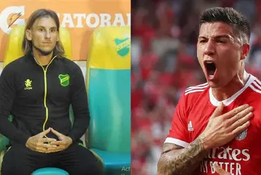 El ex entrenador de Defensa y Justicia llenó de flores al mediocampista argentino