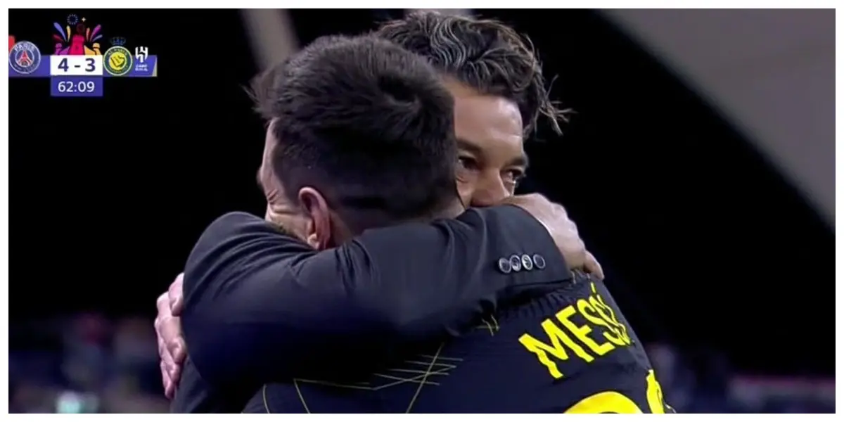 El ex entrenador del Millonario tuvo un hermoso encuentro con el crack argentino