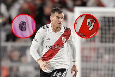 El futuro del central surgido en el club se debate entre seguir en River o volver a Inter Miami.