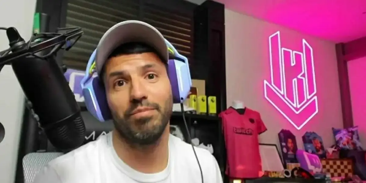 El Kun Agüero en su streaming