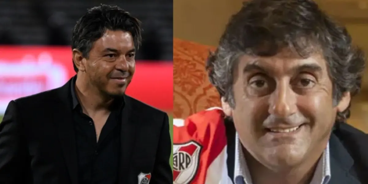 El manager de River destacó el trabajo del Muñeco en el club a lo largo de los años