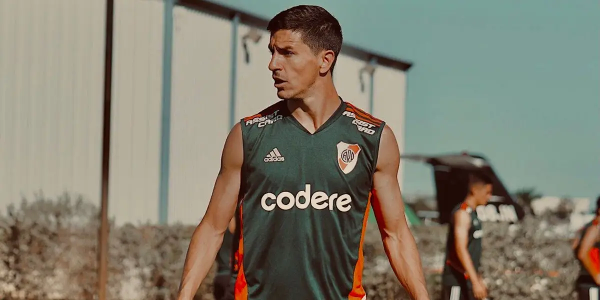 El mediocampista volvió a jugar con la camiseta de River Plate