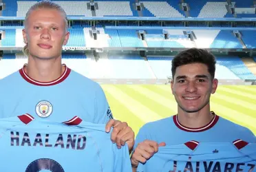 El noruego volvió a elogiar a al delantero argentino y compañero de ataque