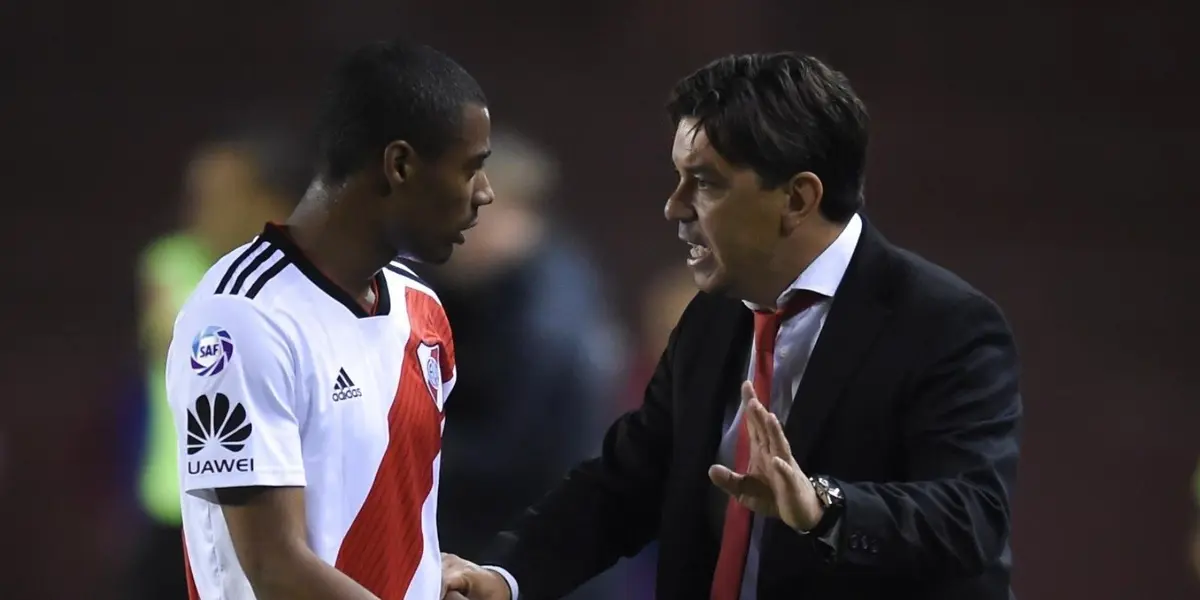 El uruguayo todavía no renovó su contrato con el Millonario y hay preocupación