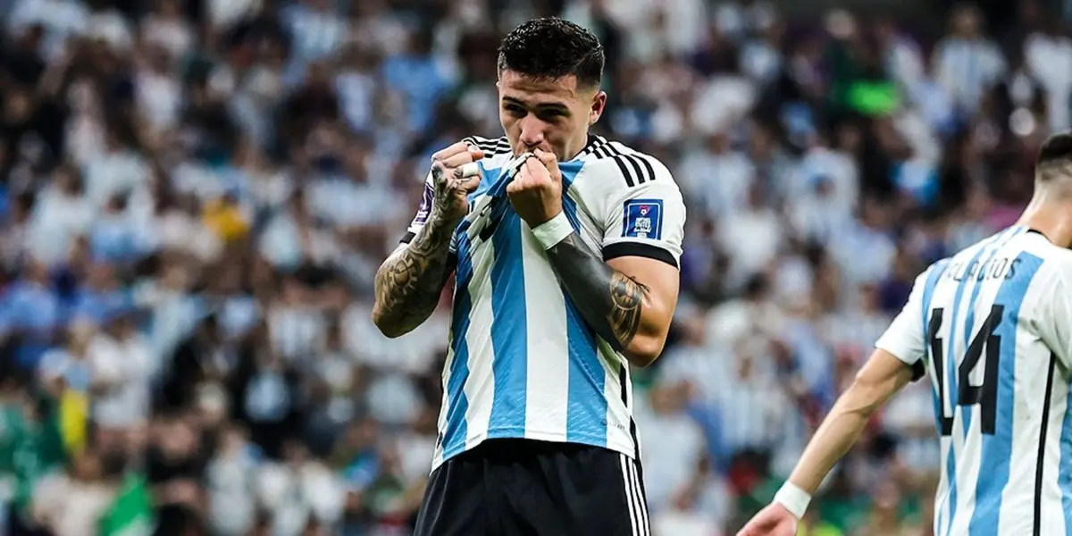 Enzo Fernández dejó en claro que es de los mejores que tiene Scaloni