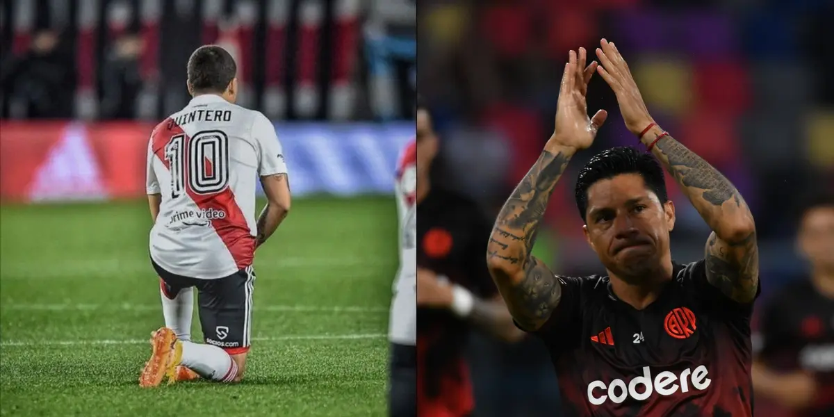 Enzo Fernández y Juan Fernando Quintero