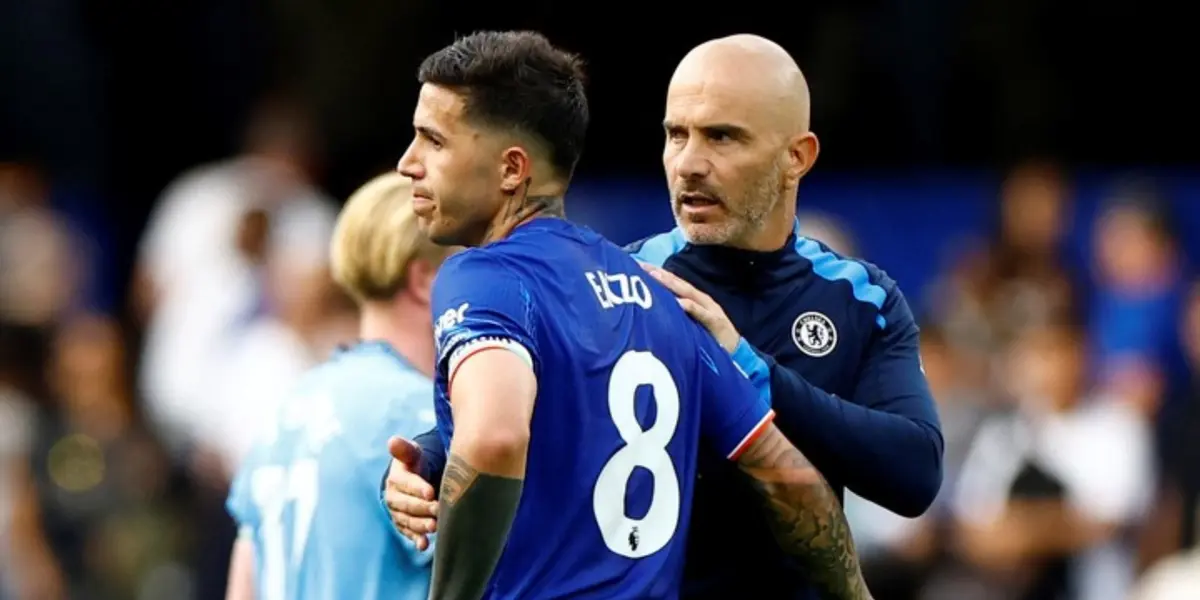 Enzo Maresca y Enzo Fernández