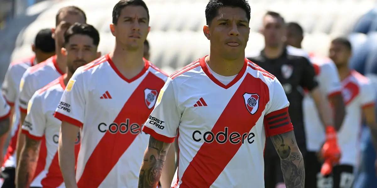 Enzo Pérez se despidió de River el 31 de diciembre.