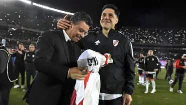 Enzo Pérez y Marcelo Gallardo