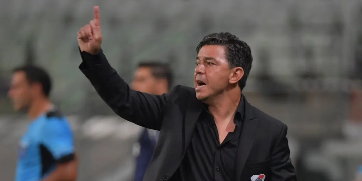 Esequiel Barco es una de las opciones que maneja Gallardo para incluir en el equipo titular