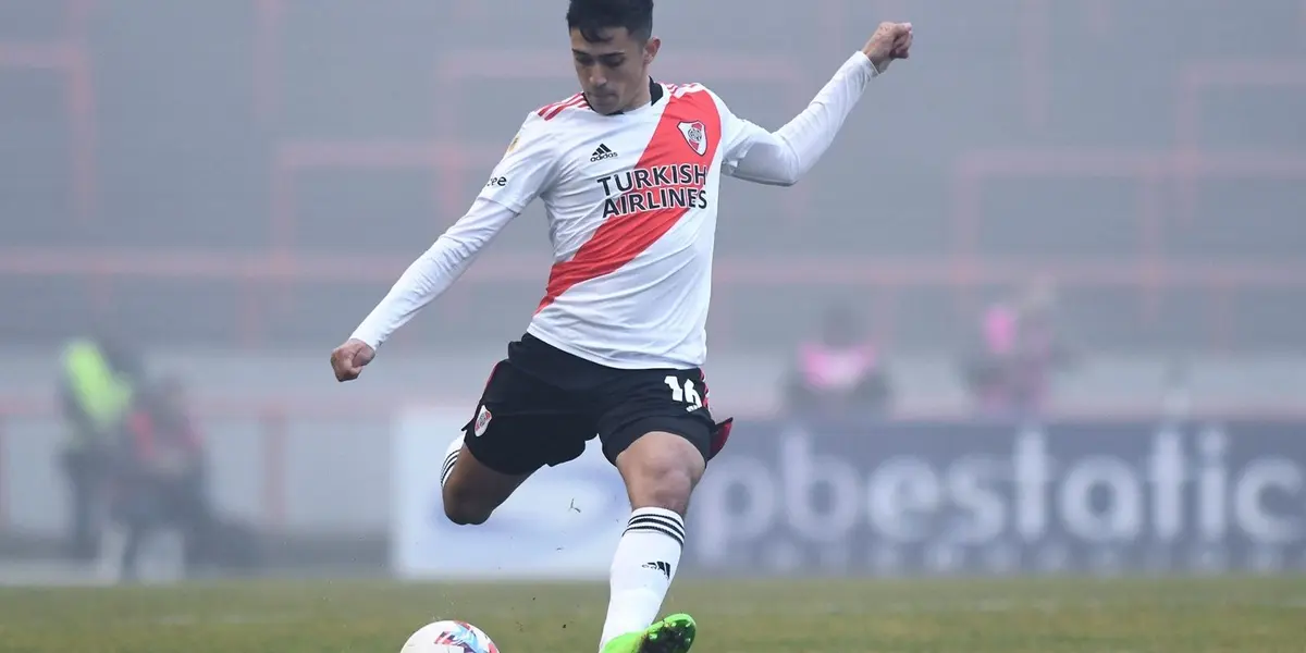 Este festejo lo hace desde Colo Colo pero todavía no lo había mostrado en River