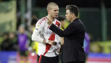 Franco Mastantuno y Marcelo Gallardo