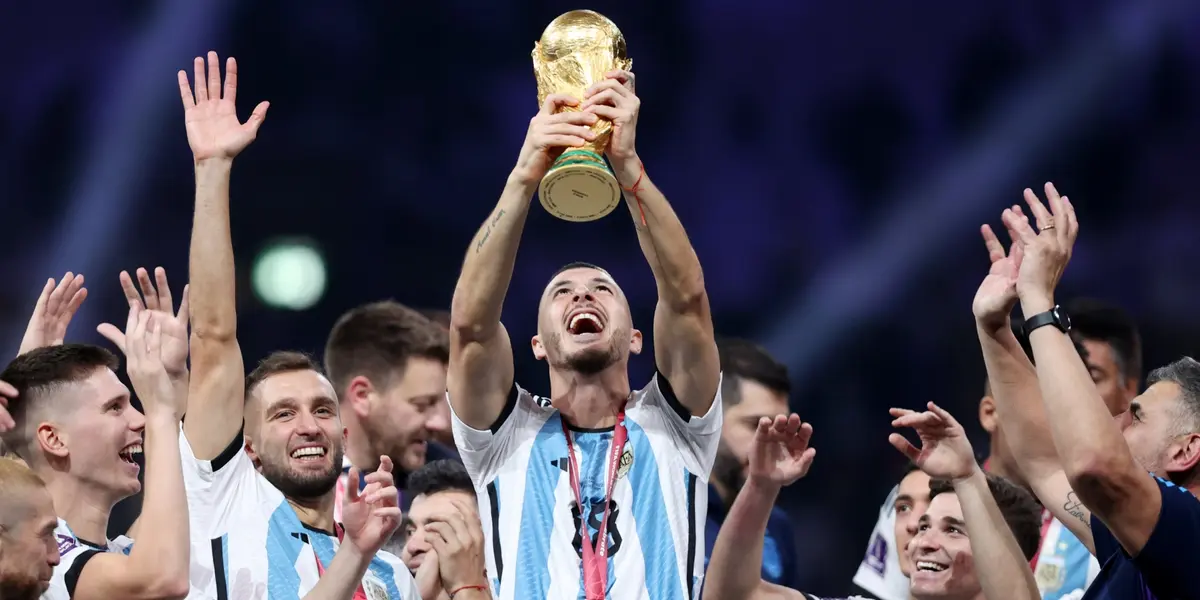 Guido Rodríguez, campeón del mundo