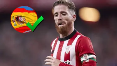 Iker Muniain con la camiseta del Athletic Club de Bilbao.