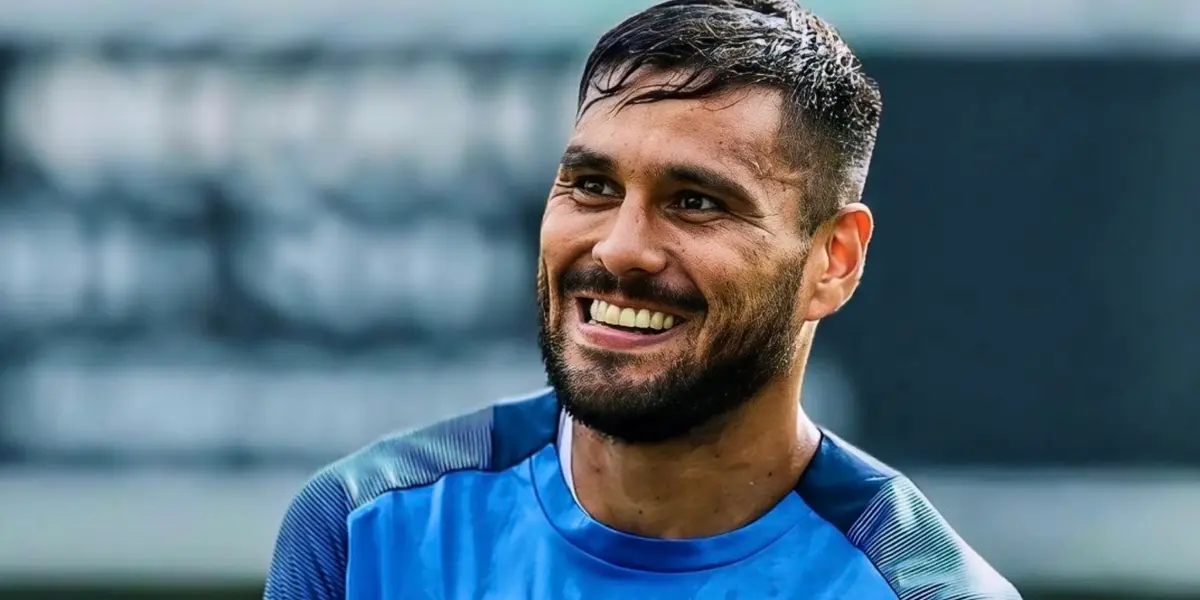 José Luis Palomino sonriendo en Atalanta