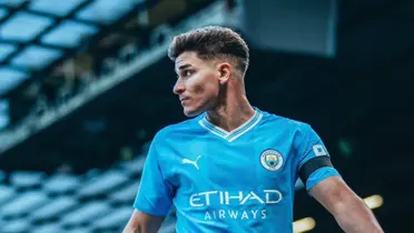 Julián Álvarez en Manchester City