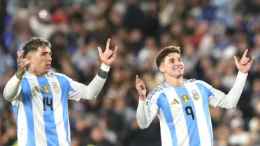 Julián Álvarez y Enzo Fernández