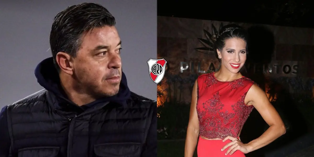 La modelo opinó sobre la salida del Muñeco de River Plate