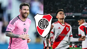 Lionel Messi, Inter Miami y Claudio Echeverri, River Plate