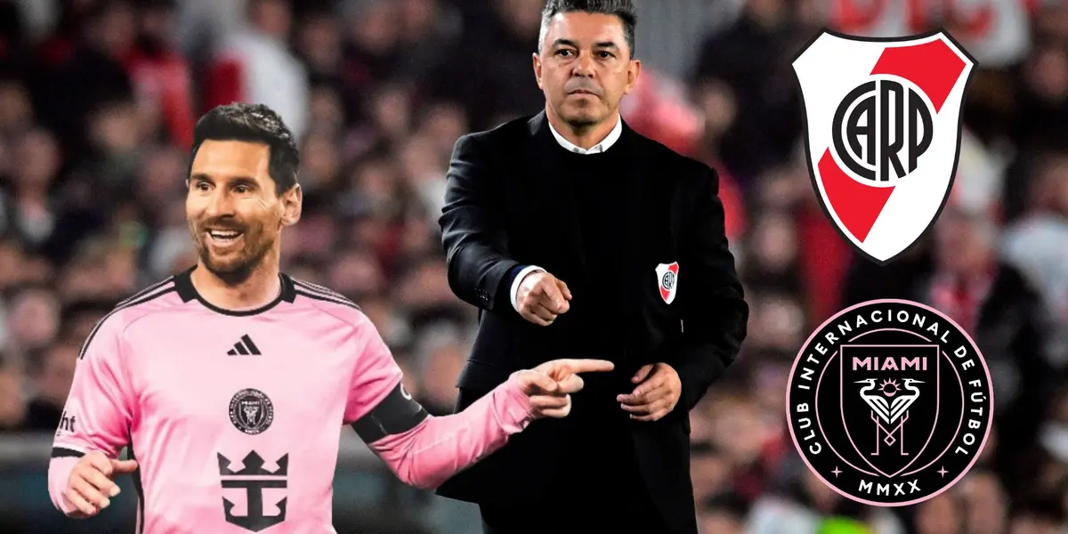 Lionel Messi - Marcelo Gallardo (Foto: River Plate)