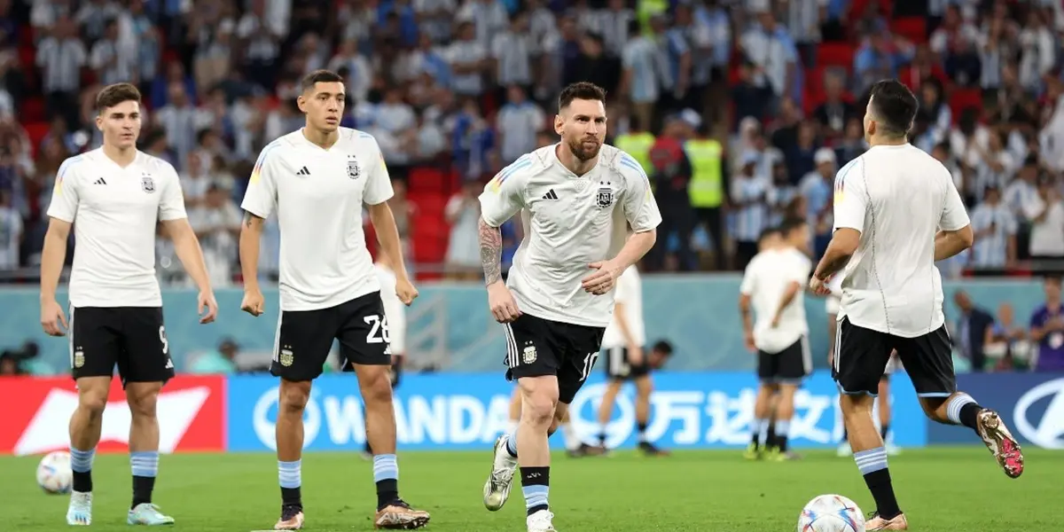 Los de Scaloni fueron perjudicados en la primeta etapa del encuentro