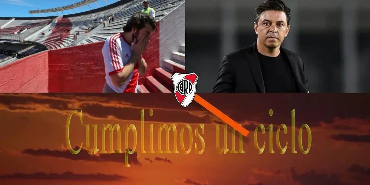 Los fanáticos del Millonario apuntaron contra el entrenador