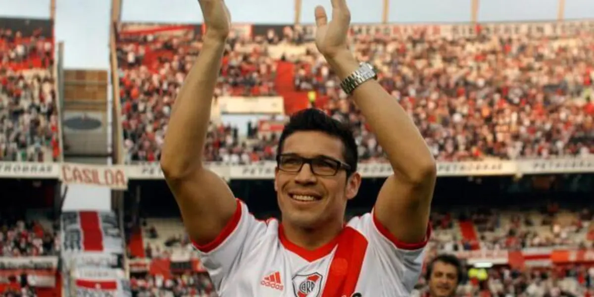 Maravilla Martínez en el Estadio Monumental