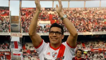 Maravilla Martínez en el Estadio Monumental