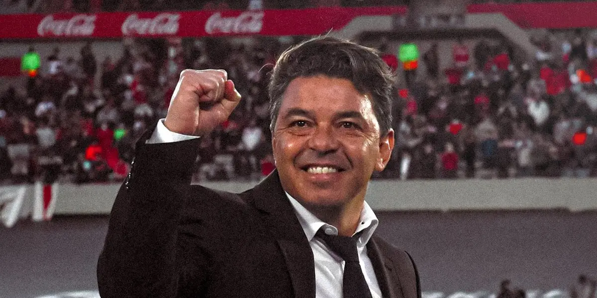 Marcelo Gallardo ganándole a River
