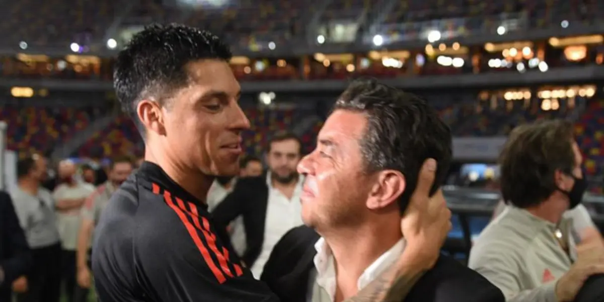 Marcelo Gallardo y Enzo Pérez