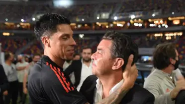 Marcelo Gallardo y Enzo Pérez
