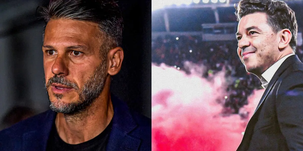 Marcelo Gallardo y Martín Demichelis