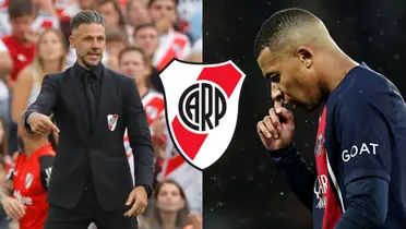 Martín Demichelis, entrenador de River y Kylian Mbappé en PSG